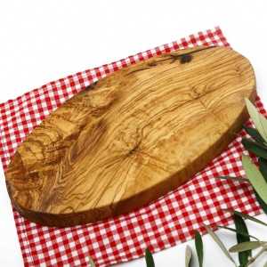Olive Wood oval cutting board  - 1 2