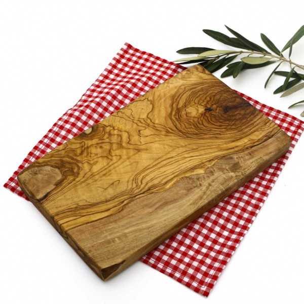 Olive wood cutting board rectangular 30 cm  - 1