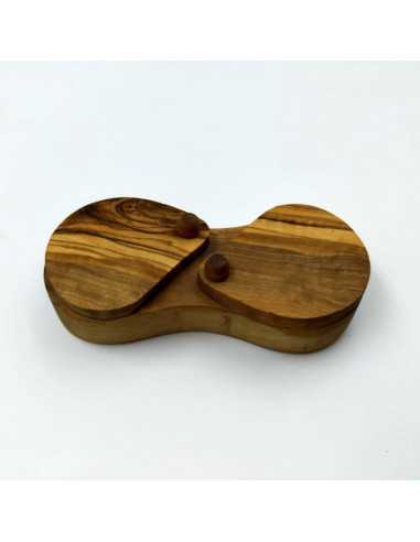 Olive Wood Salt and Pepper Shaker  - 1