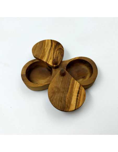 Olive Wood Salt and Pepper Shaker  - 2