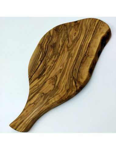 Olive wood cutting board with handle 35 cm  - 1