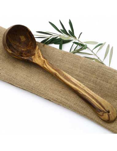 Olive wood ladle 30 cm  - 1