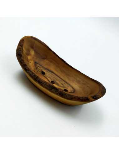 Rustic olive wood soap dish  - 1