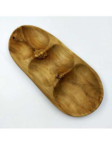 Olive Wood Appetizer Tray  - 1