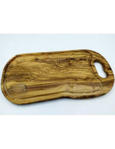 Olive wood cutting board with hole  - 1