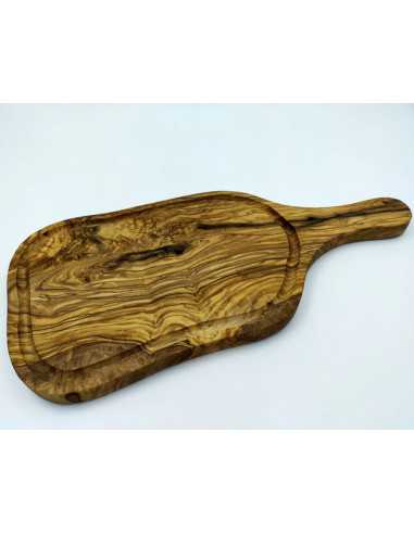 Olive wood board with handle 40 cm  - 1