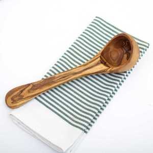 Louche en bois d'olivier  - 1