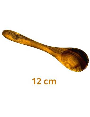 Cuillère à café en bois d'olivier 12 cm  - 1