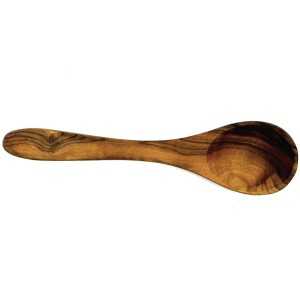 Cuillère à café en bois d'olivier 14 cm  - 1
