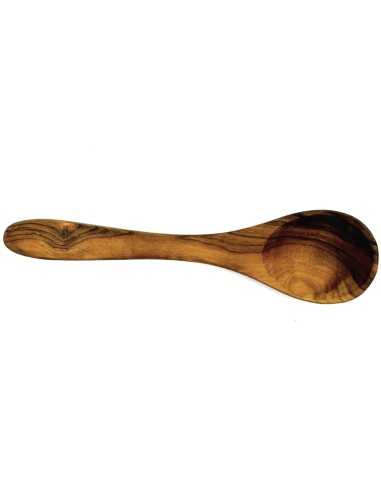 Cuillère à café en bois d'olivier 14 cm  - 1