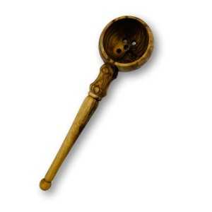 Olive Wood Olive Ladle Pierced  - 1
