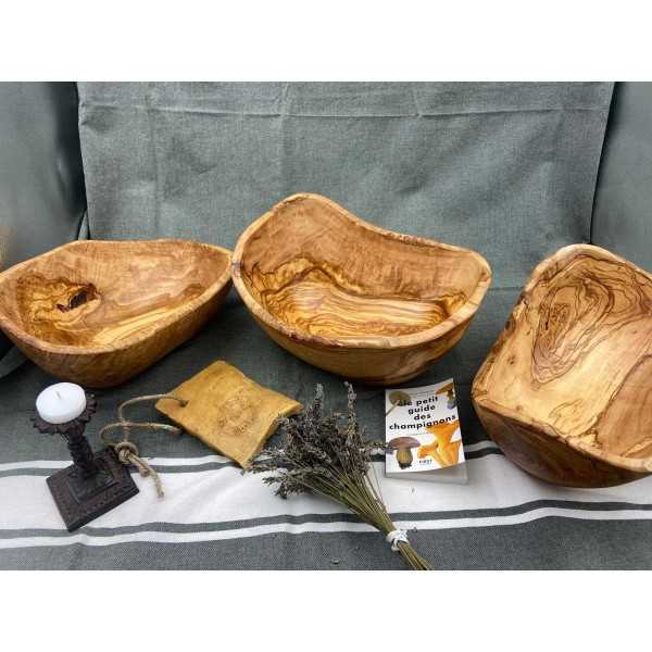 Saladier en bois d'olivier  - 3