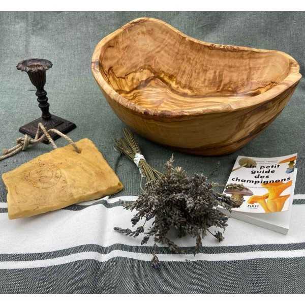 Olive wood salad bowl  - 1