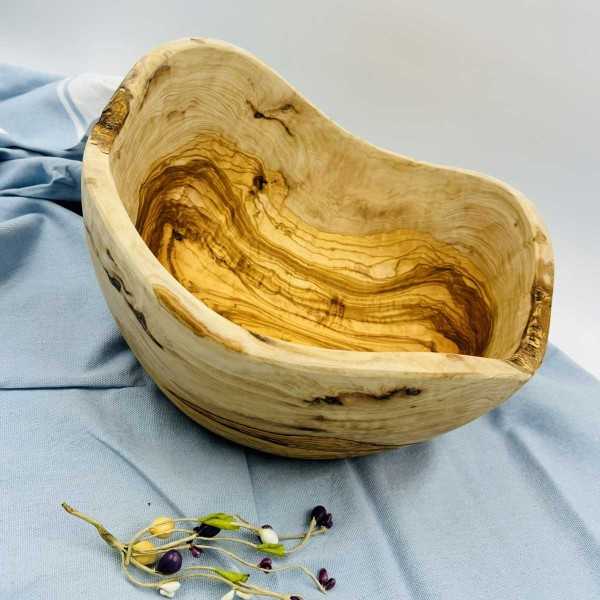 Olive wood salad bowl  - 5