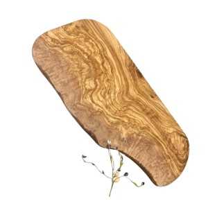 Planche à découper rustique en bois d’olivier  - 1