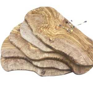 Rustic Olive Wood Chopping Board  - 1 2