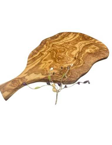 Natural Olive Wood Board with Handle  - 1