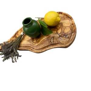 Olive wood board with handle  - 1 2
