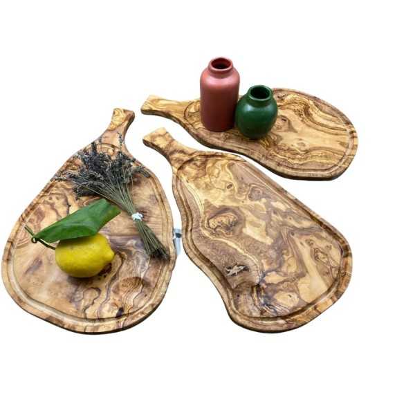Olive wood board with handle  - 3