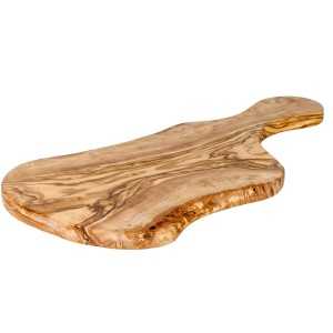 Olive Wood Cutting Board with Handle