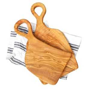 Set of 2 Olive Wood Cutting Boards 2