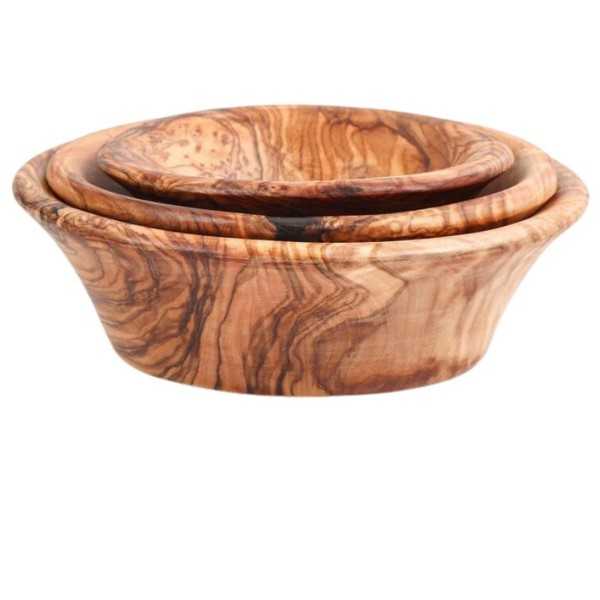 Set of 3 Olive Wood Bowls