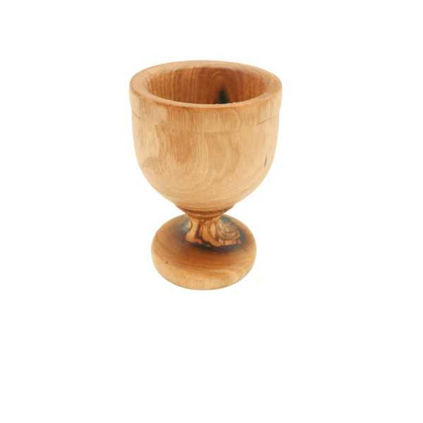 Coquetier en bois d'olivier