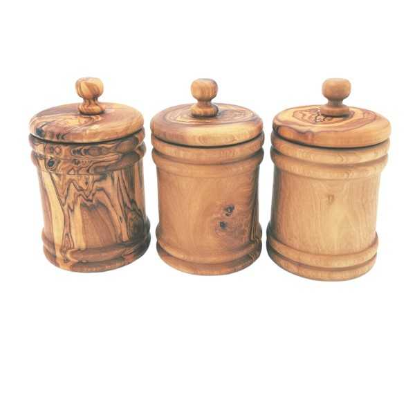 Olive Wood Spice Jar
