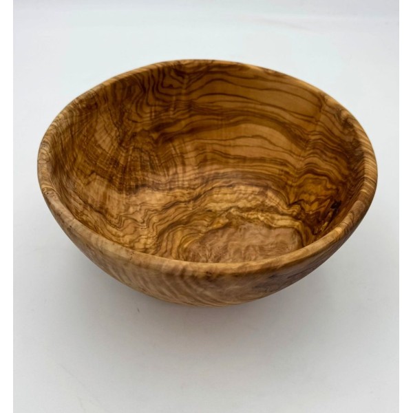 Saladier rond en bois d'Olivier 25 cm