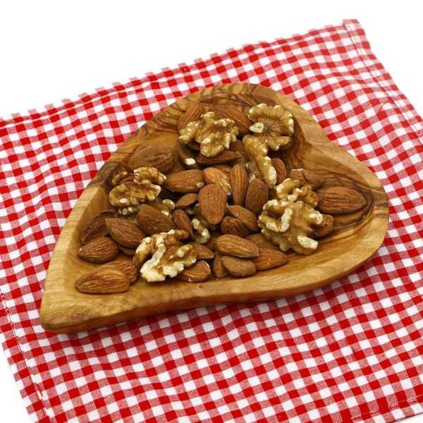 Olive Wood Heart Shaped Dish  - 2